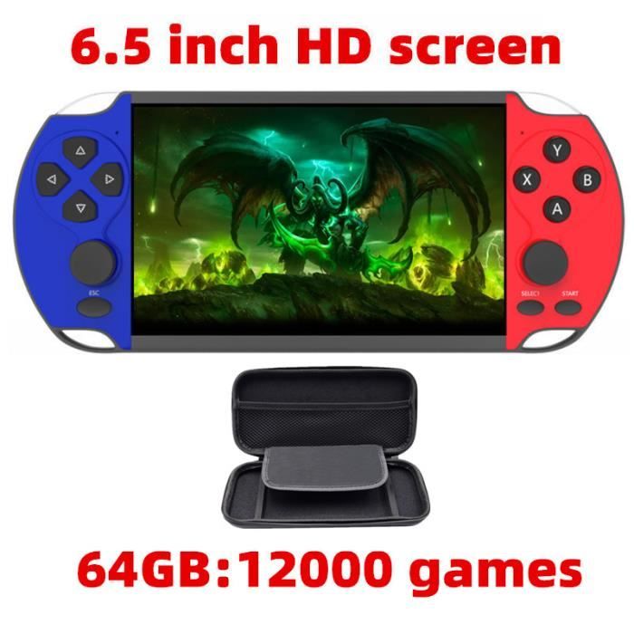 Console Rétro Portable YHFITN – Écran IPS 5,5 Pouces, 4000+ Jeux Classiques, Lecteur MP3/MP4 Et Connexion TV