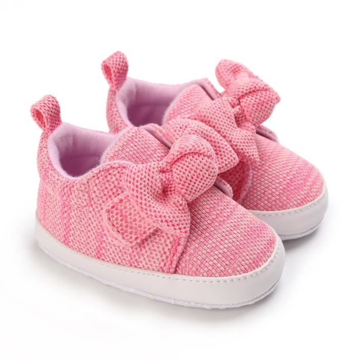 Chaussures Bébé Chaussons Antidérapants Pour Bébé - Semelle Caoutchouc Souple - Pour Fille Et Garçon Qui Apprennent à Marcher