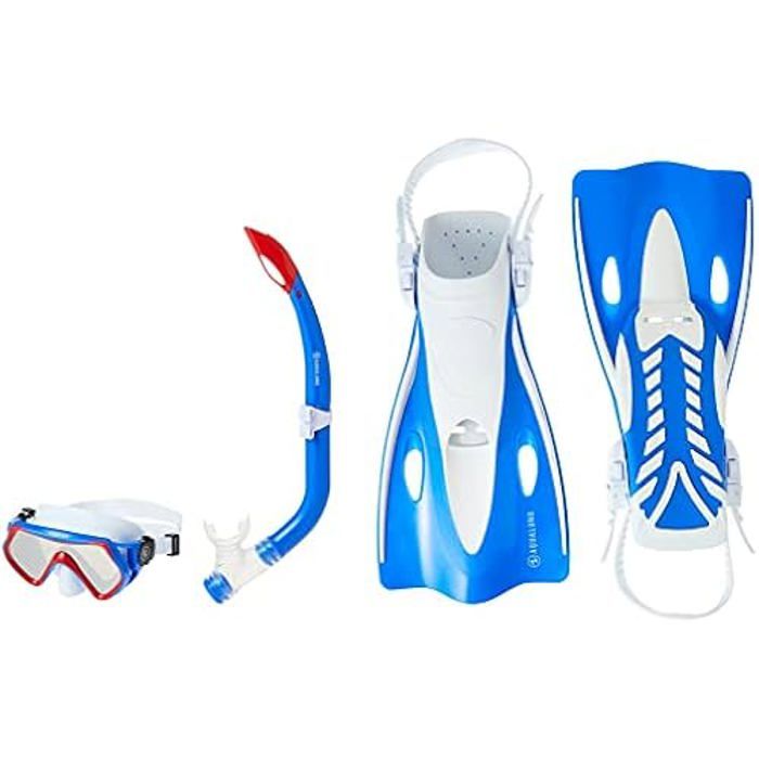 Kit de snorkeling masque Easybreath palmes Adulte - Kit EASYBREATH