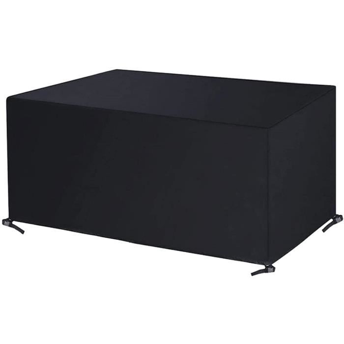 Housse De Protection pour Salon De Jardin Anti UV Coupe Vent Étanche