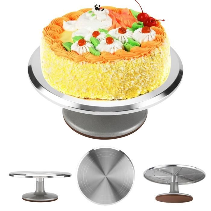 12 Plate Forme Plateau A Tarte Tournant Pour Gateaux Moule Presentoir A Gateaux Support Rotatif Decoration De Gateau Tam Cdiscount Maison