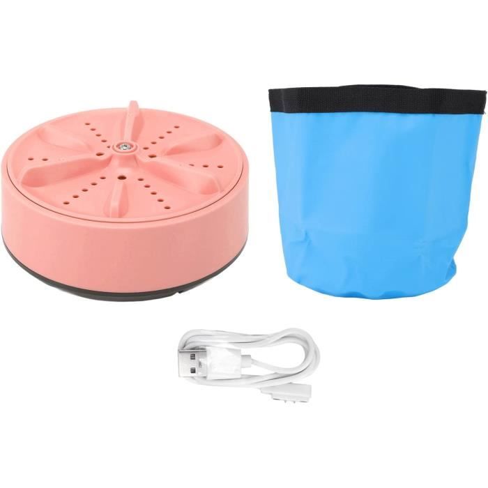 Mini Machine à Laver Sans Fil, Voyage USB Mini Machine à Laver IPX7