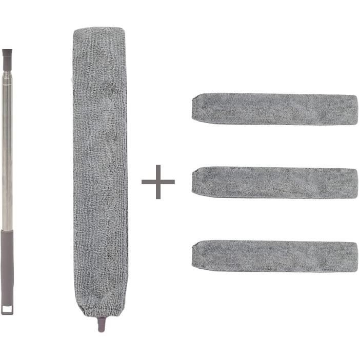 Swiffer Plumeau Poussiere Lot De 9 Plumeaux Extensibles - Manche Télescopique 76-254cm Pour Nettoyage Complet Accessoire Ménage Plafond