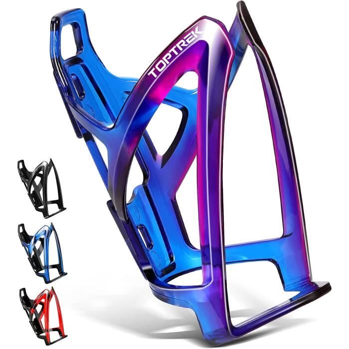 Porte-bouteille Vélo Amélioré – Incassable, Léger 40 G, Compatible 0,5-1,1 L, Vissage Ajustable, Pour VTT, Route, Montagne