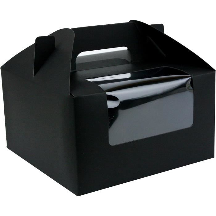 Boîte couvercle en carton kraft clair 9,2 cm