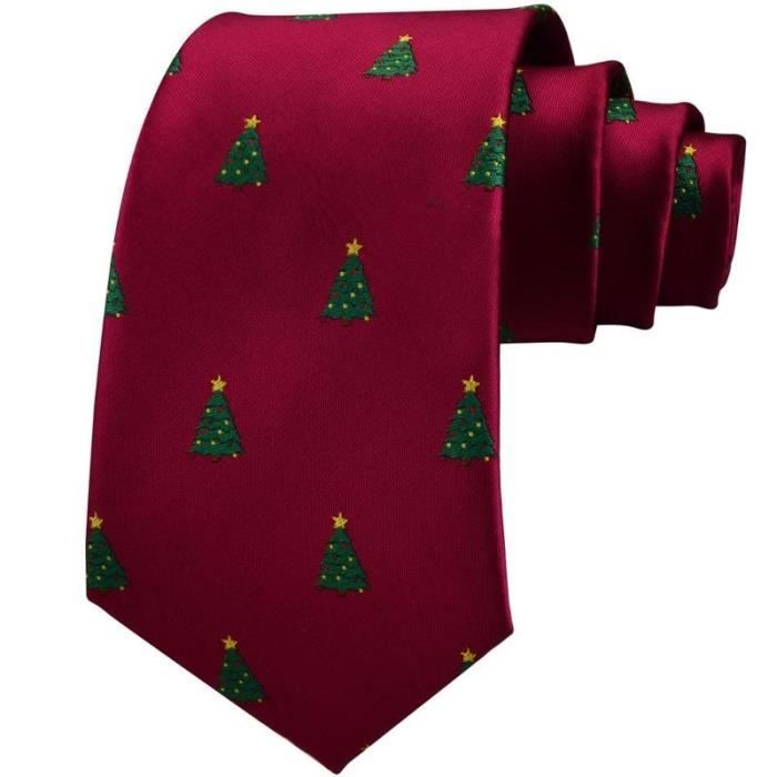 3 Cravates De Noël Drôles - Motifs Père Noël - Accessoire Festif En Polyester 40cm - Pour Fêtes Et Famille