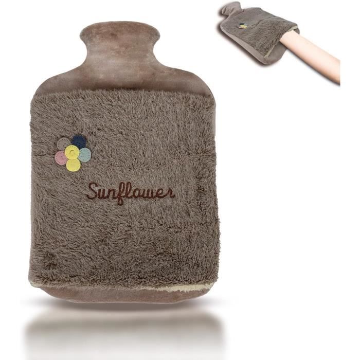 Bouillotte/bouteille De Lit Ewanto 1000 Ml - Bleu Avec Housse Et Sac Kangourou - Neuf