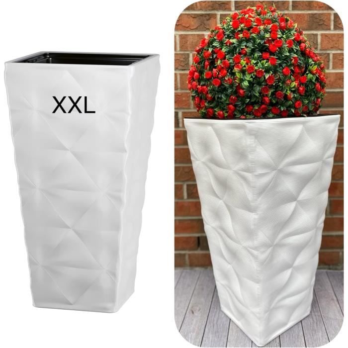 contre Ville métal pot de fleurs eda plastique Prélude La coopération fantôme
