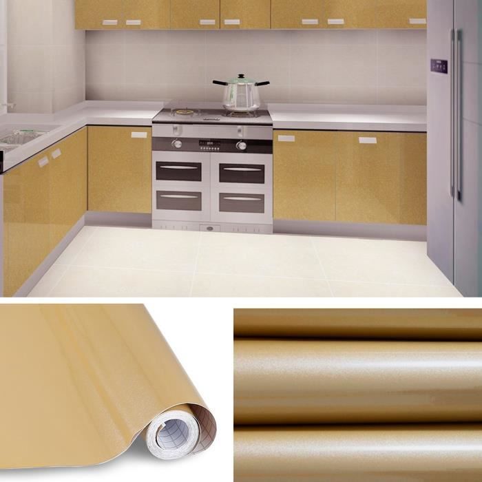 5 0 6m Stickers Meubles Auto Adhesif Brun Armoire De Cuisine En Pvc Impermeable Autocollant Decoration Chambre Salon Achat Vente Stickers Soldes Sur Cdiscount Des Le 20 Janvier Cdiscount
