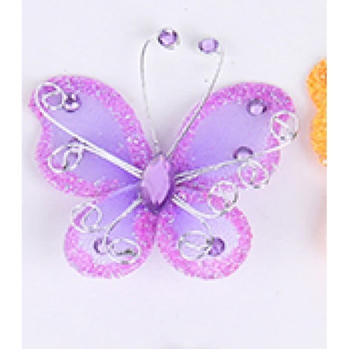 Version Pourpre Nylon Papillon Decoration De Mariage Decorations Papillons Fete D Anniversaire 03 Achat Vente Banderole Banniere Cdiscount