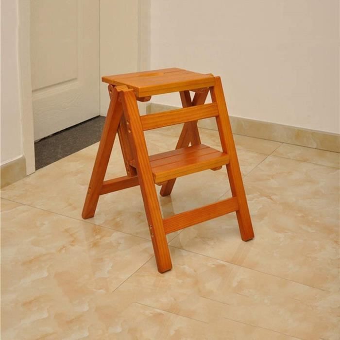 Escabeau Pliant Le Tabouret De Chaise De Marche-échelle à 3 Marches