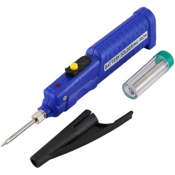 Fer à Souder électrique 60W Réglable 200-450°C - Kit Avec 5 Embouts, Poignée Isolée, 220V