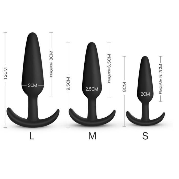 Ensemble de Plug Anal en Silicone pour homme et femme, gode Anal, jouets  sexuels pour dbutant, rotique, intime, adul SML -BF - Cdiscount Boutique  Erotique