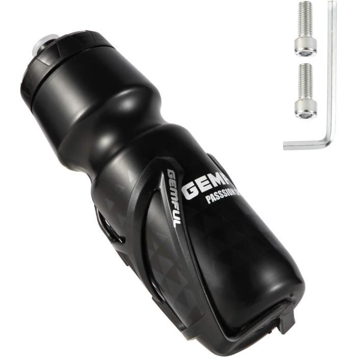 Porte-gourde Vélo GEMFUL Avec Bidon 750ml - Sans BPA, Léger, Pour Route Et VTT