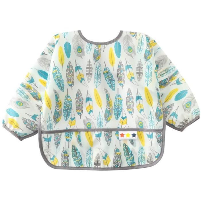 Bavoir Tablier Bebe Peinture Bavoirs Cantine Maternelle Blouse De Fille Garcon Manche Longue Etanche Coton 692 Cdiscount Puericulture Eveil Bebe