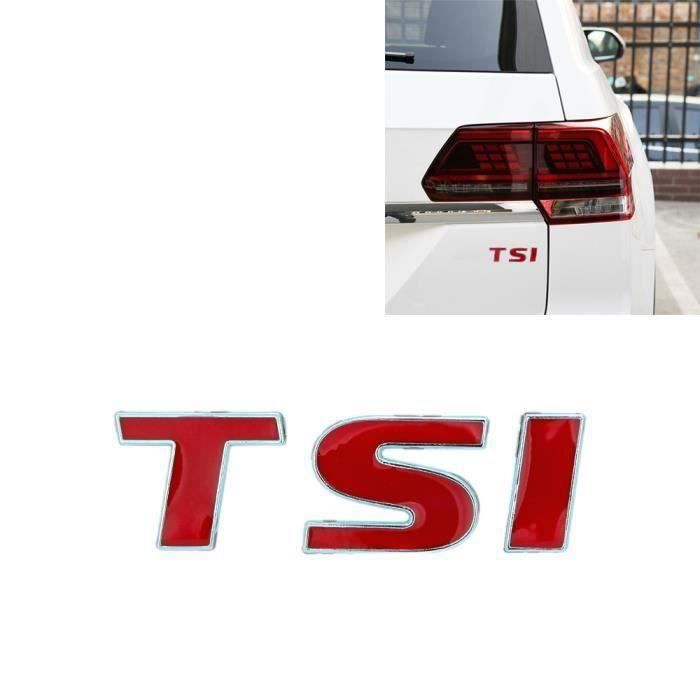 Logo TSI Emblème Voiture Sticker 3D Insigne Métal Marque