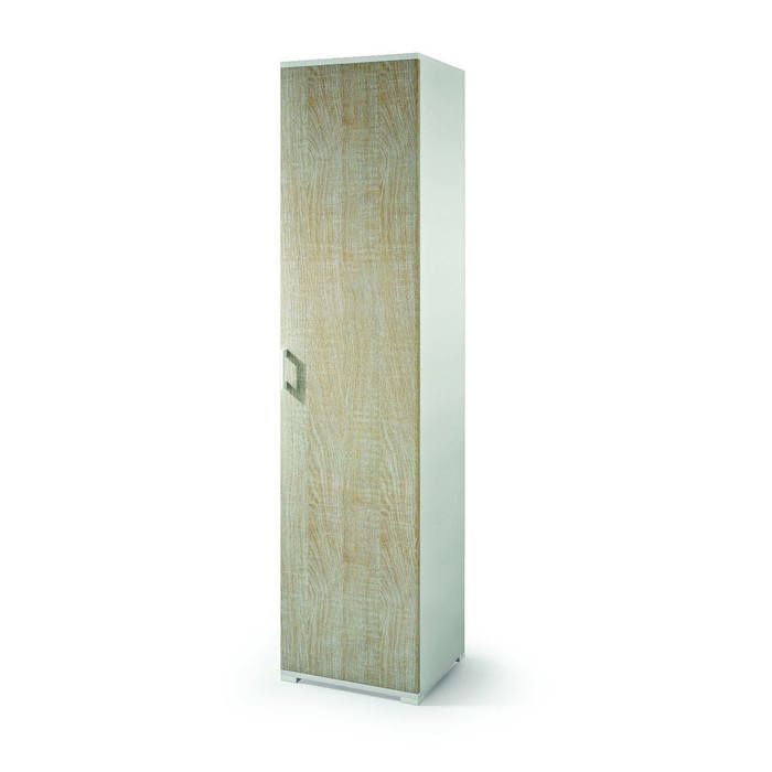 COLONNE DE SALLE DE BAINS POLYVALENTE 45CM BLANC ET CHÊNE COLONNE DE SALLE DE BAINS POLYVALENTE 45CM BLANC ET CHÊNE