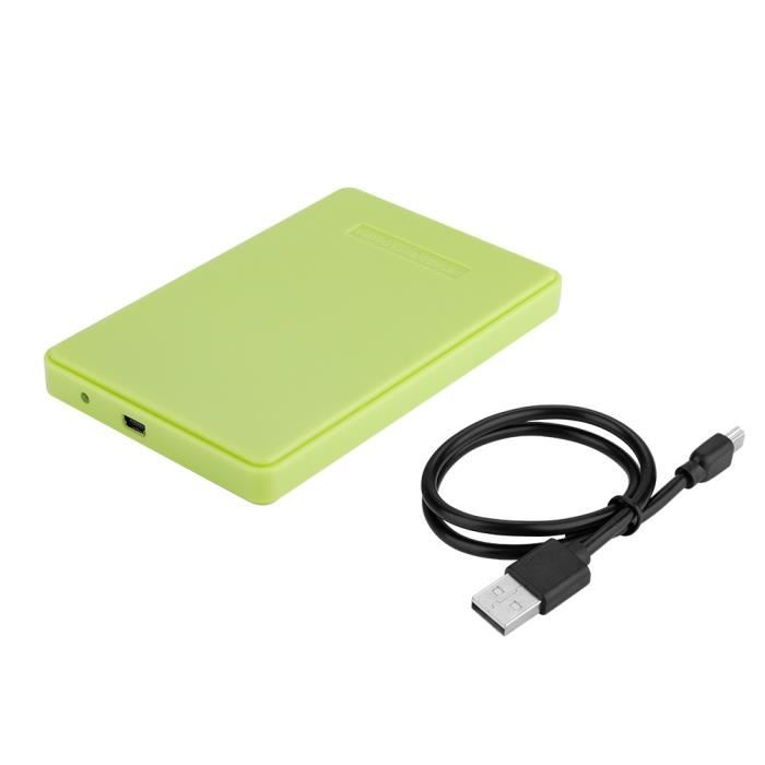 Boîtier Externe Pour Disque Dur 2,5 Pouces USB 3.0 - Conversion Disque Interne En Disque Dur Portable, Compatible Jusqu’à 6 To, Connexion USB-A Ou USB-C