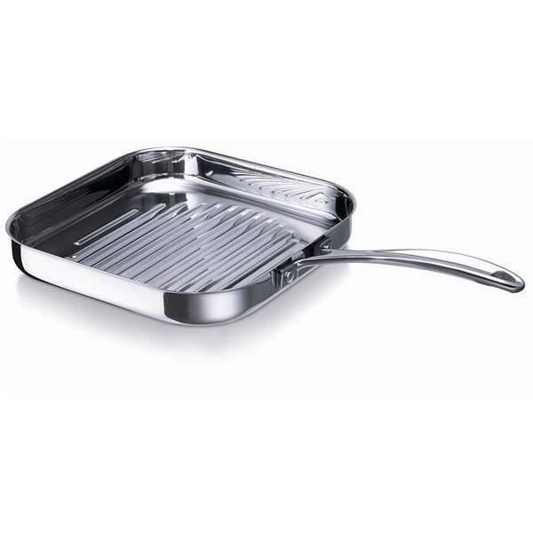Poêle grill carrée Chef 26 5 cm en - vue 3