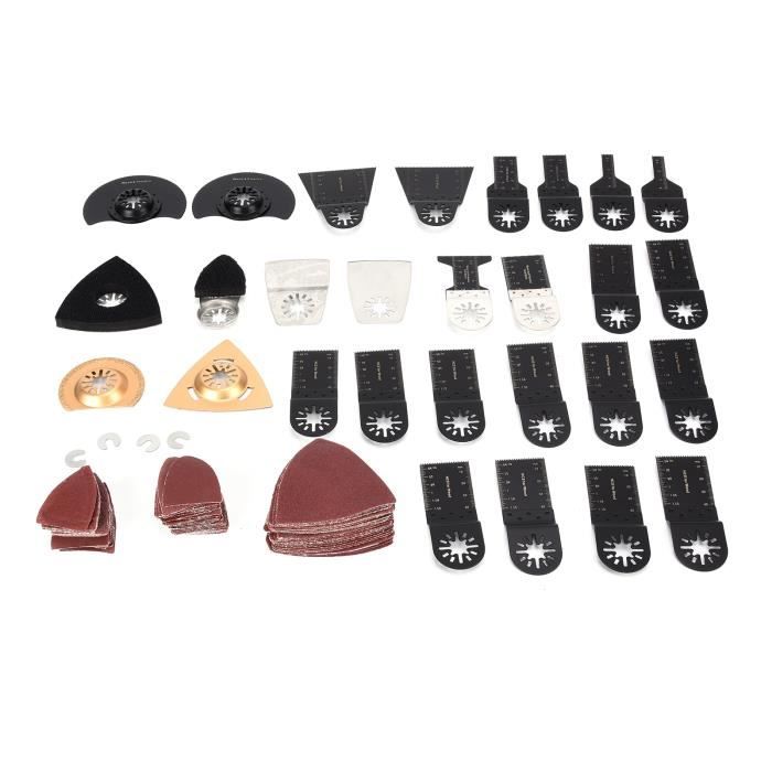 WORKPRO 22Pcs Lames de Scie Oscillantes, Coffret des Accessoires d