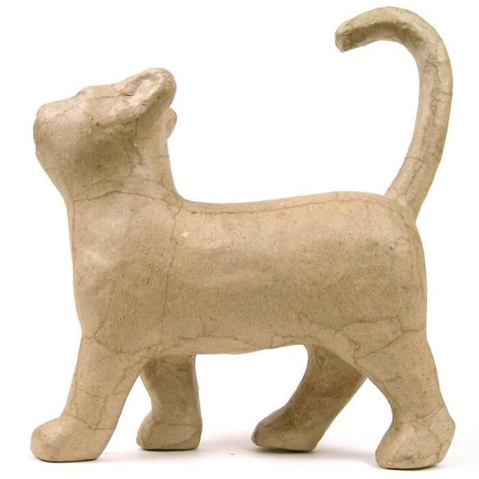 Chat Curieux En Papier Mache 18 Cm Dimensions 18 X 17 X 5 Cm Achat Vente Support A Decorer Chat Curieux En Papier Mache Cdiscount