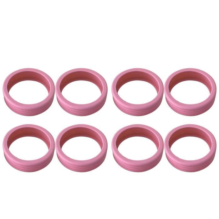Lot de 16 housses de protection de roue de coffre à bagages pour la plupart des roues à 8 roulettes pivotantes - Réduit le bruit - Housses de roue de valise de
