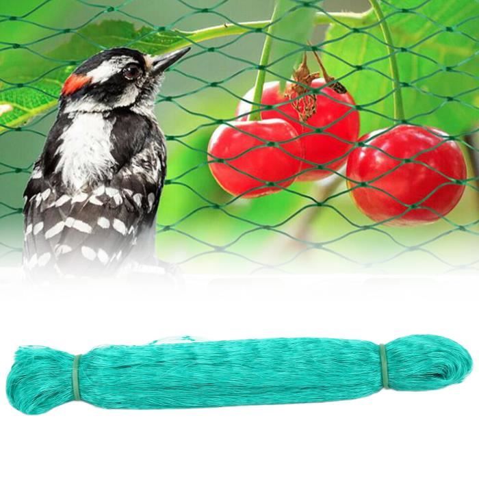 Filet de protection anti-oiseaux Durable et réutilisable pour plantes de jardin contre les oiseaux, les écureuils(2x5M )
