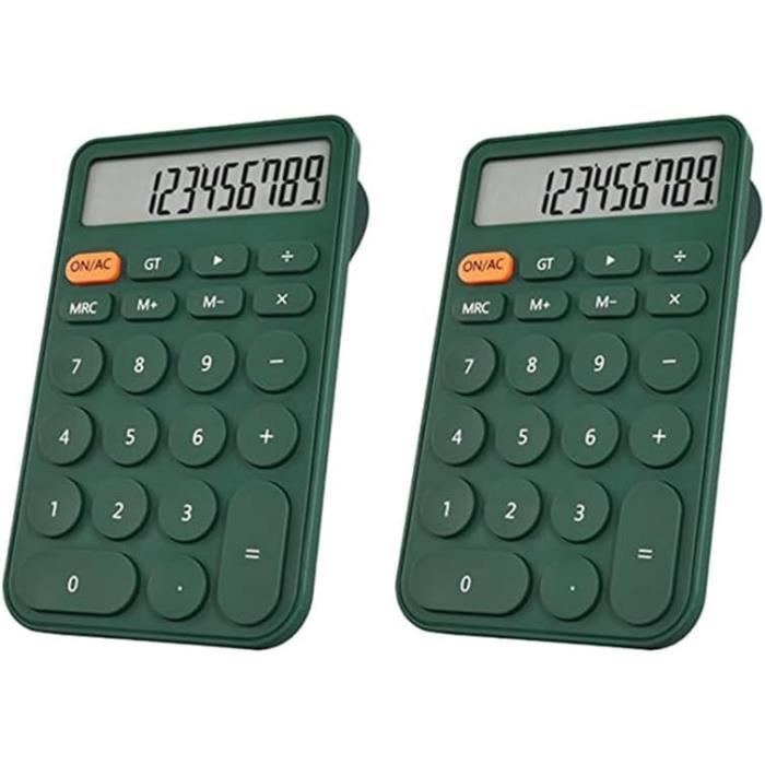 Srman Mini Calculatrice Basique De Poche 12 Chiffrepour Bureau, Écoliers,  Vert[u6853] - Cdiscount Beaux-Arts et Loisirs créatifs