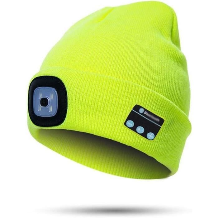 Bonnet Phare Réglable 3 Modes Lumière Bonnet Lumineux À Led, Bonnet De Lampe Frontale Mains Libres, Bonnet D Bonnet Lampe