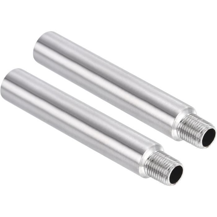 2 Raccords Tuyau M12x1 Interne Hex – Mâle, Avec Bague étanchéité, Pour Circuits Hydrauliques