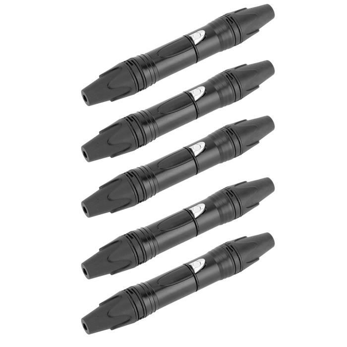 Micro Prise Jack Connecteurs XLR 3 Broches RUNCCI-YUN - 2 Paires Mâle/ femelle à Souder, Pour Audio Pro XLR Mâle Femelle Micro Prise Jack Connecteurs XLR 3 Broches RUNCCI-YUN - 2 Paires Mâle/ femelle à Souder, Pour Audio Pro XLR Mâle Femelle