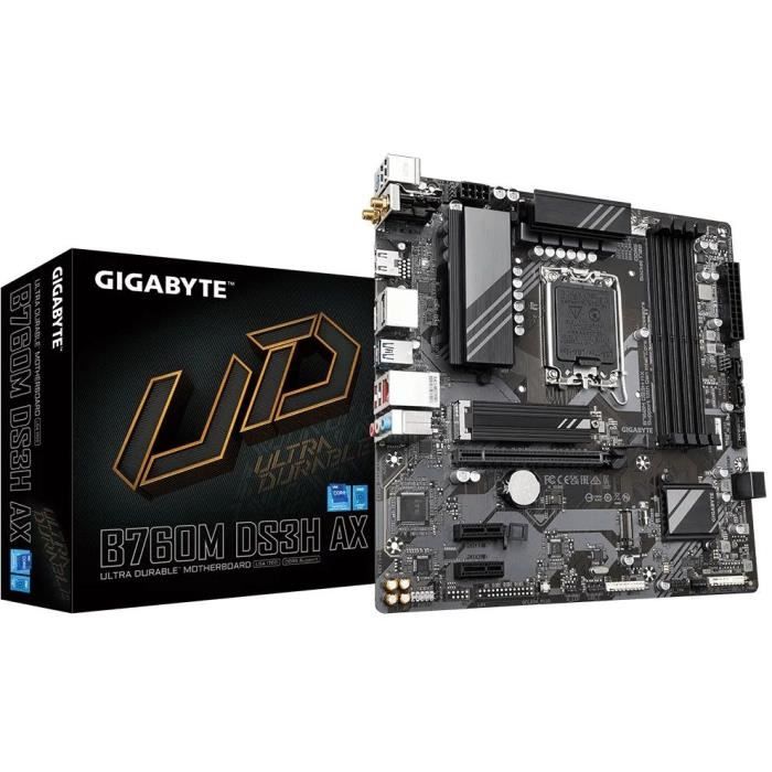 Carte mère – GIGABYTE – B760M DS3H AX