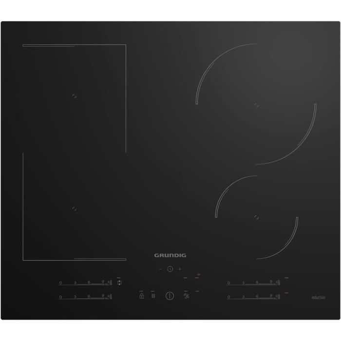 Plaque de cuisson induction GRUNDIG - 4 feux - 60 cm - GIEI627474PN