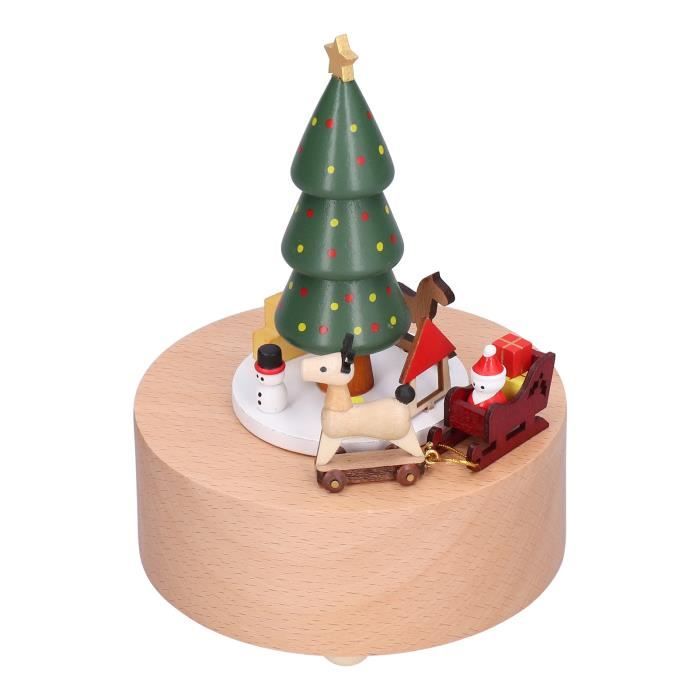 Boîte À Musique À Manivelle En Bois Mécanique - Hibou - Vvikizy - Jeux - Jouets