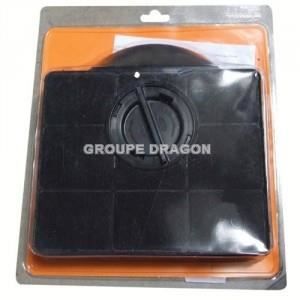 Filtre à charbon pour hotte Scholtes - INDESIT - C00135639 GF460BR 60027596 - 214x208x40mm