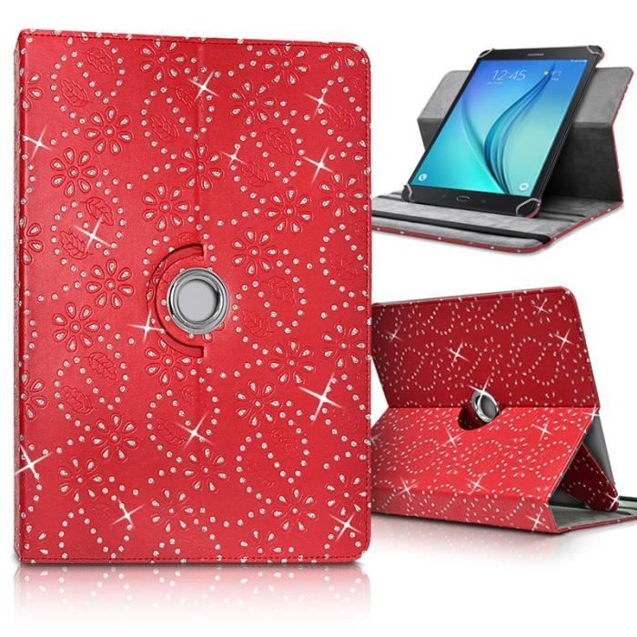 Teclast Etui Support Universel L Diamant Noir pour Teclast X98 Plus II 9,7 pouces 