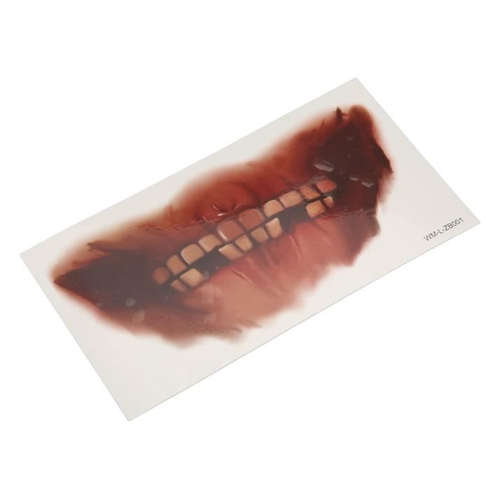 Autocollants Halloween Sanglants - 10 Pièces Pour Décor Effrayant Fenêtres Et Murs