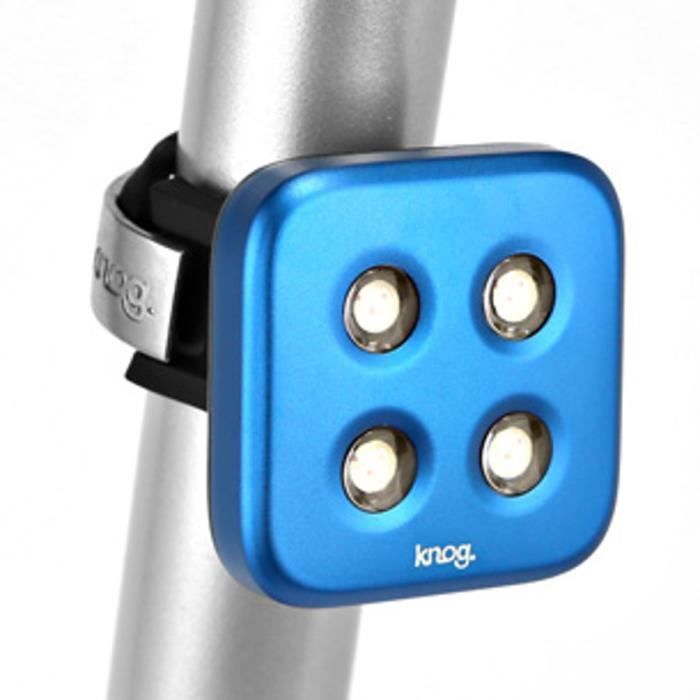 Lampe Knog Blinder - 4 LED rouge, standard bleu - Accumulateur / batterie