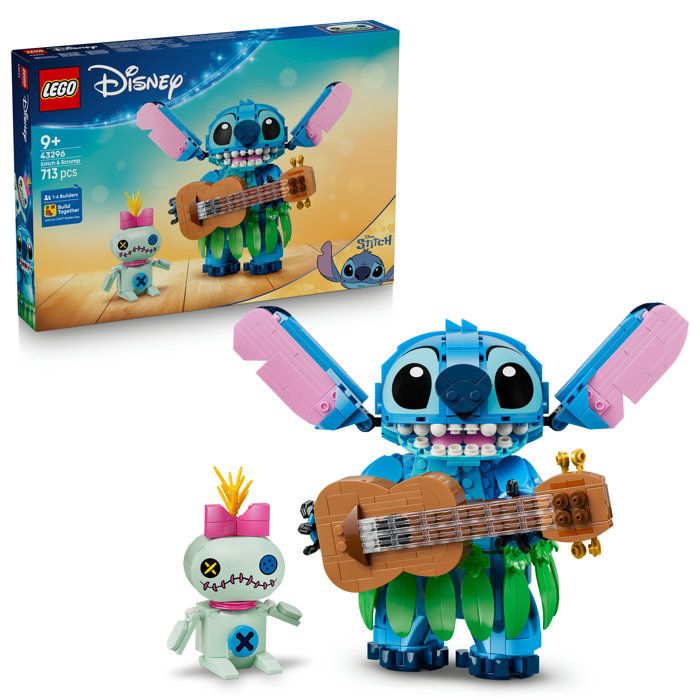 LEGO Disney 43296 Stitch et Scrump chez Cdiscount