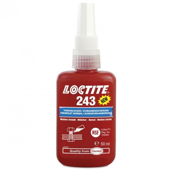 loctite 243 Frein Filet Moyen 24mL Gamme PRO Réf. 1370559