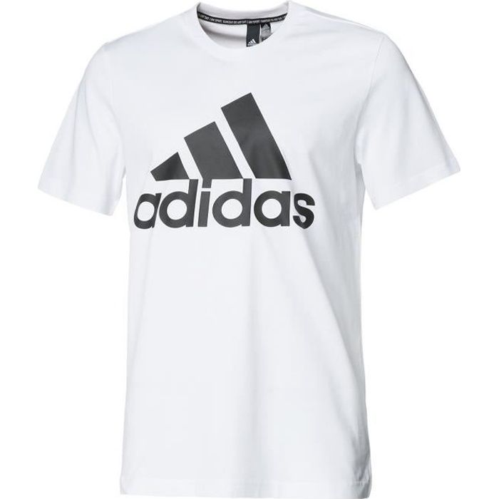 t shirt adidas homme noir et blanc