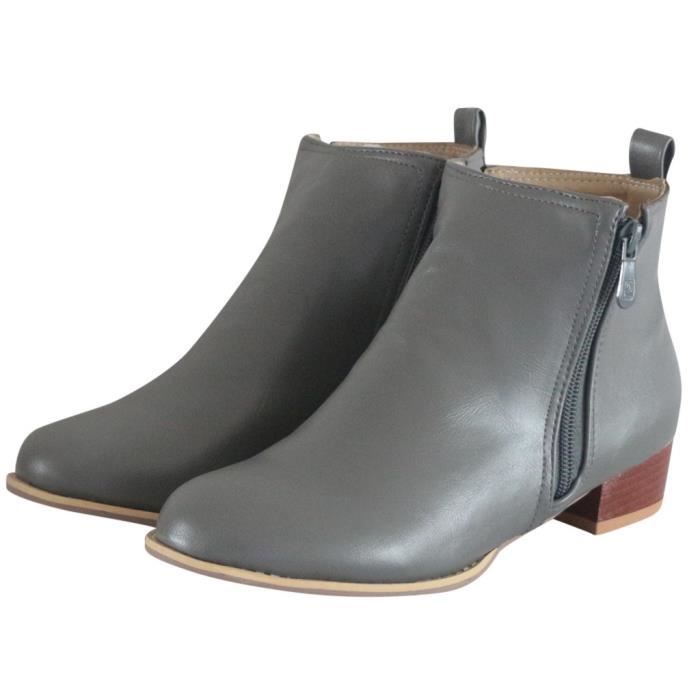 bottine talon bas