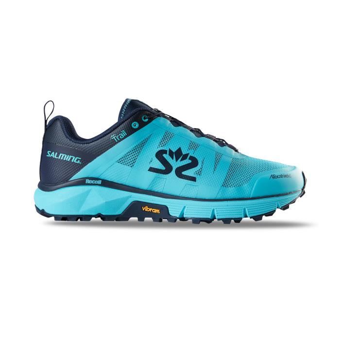 chaussures de trail femme salming trail t6 - bleu