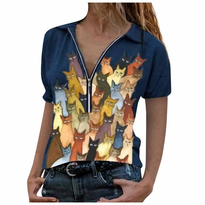 Chemise Décontractée Femme En Lin Manches Longues - Col Revers Imprimé Printemps Été - Style Élégant Et Confortable