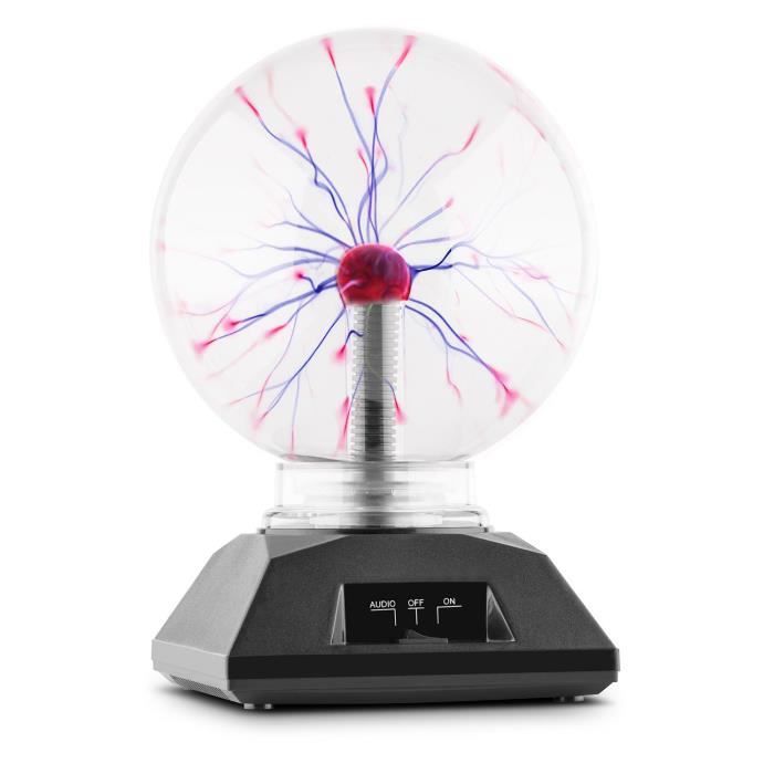 Boule plasma lumineuse style rétro années 80 - Sphère en verre de 20cm de  diamètre - 2 modes de fonctionnement - Idée cadeau ! - Cdiscount Maison