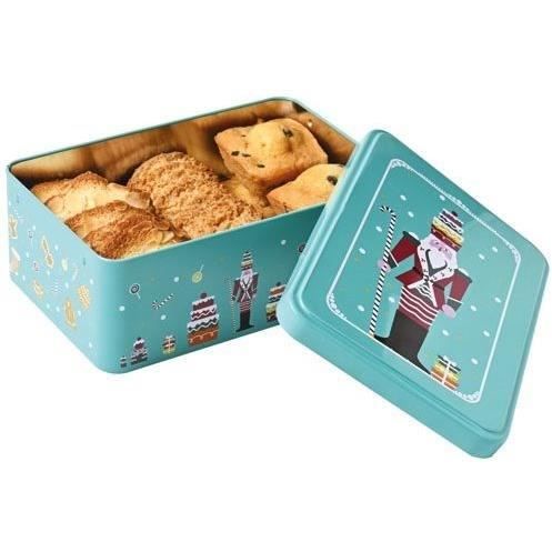 Boîte à Biscuits Hermétique 2,2L - Plastique Transparent Sans BPA - Couvercle Avec Joint Caoutchouc