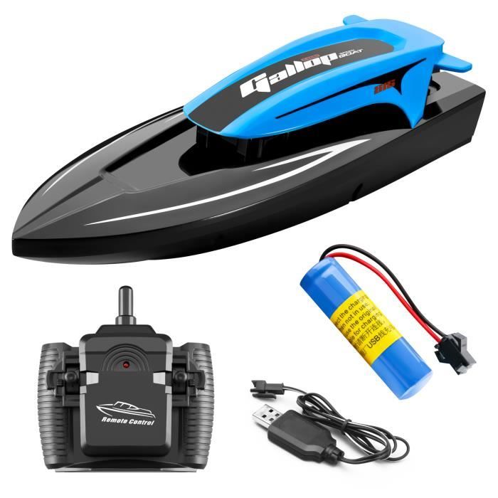Bateau Télécommandé Haute Vitesse 1/32 2.4G - Prêt à Naviguer (RTR) Pour Enfants Et Adultes