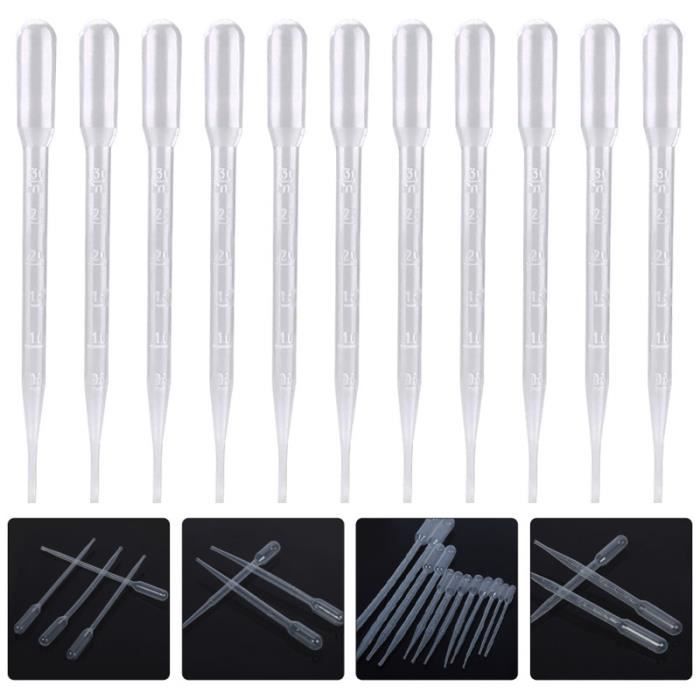 200 Pièces durables 3ml Pipette en Pipettes pour PARFUMS pipette
