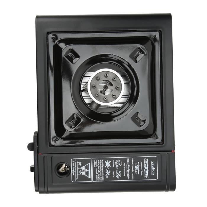 Réceptacle Gaz 4 Feux Portable 2.2KW - Parfait Pour Camping, Pique-nique Et Sorties