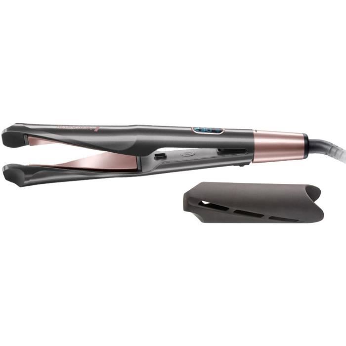 Remington S6606 Fer à Lisser, Fer à Boucler, Lisseur, Boucleur Curl Confidence Advanced Cermaic, Tou